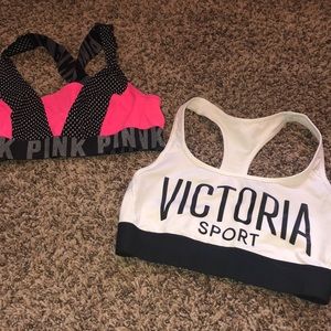 3 Victoria Secret/Pink sport bra